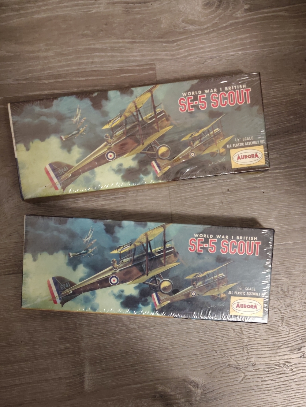 SE-5 Scout World War I Model Kit - Green by Aurora